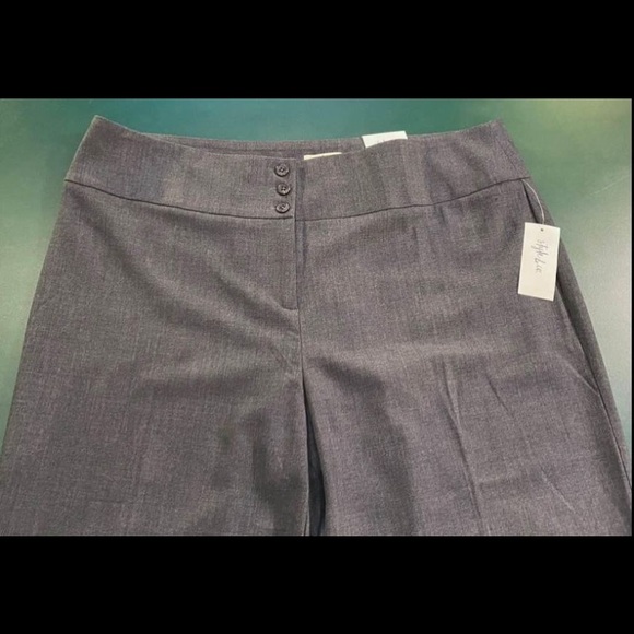 NWT Plus Size Style & Co. Wide Leg Slacks Dress Pants, Size 16 - Picture 5 of 7